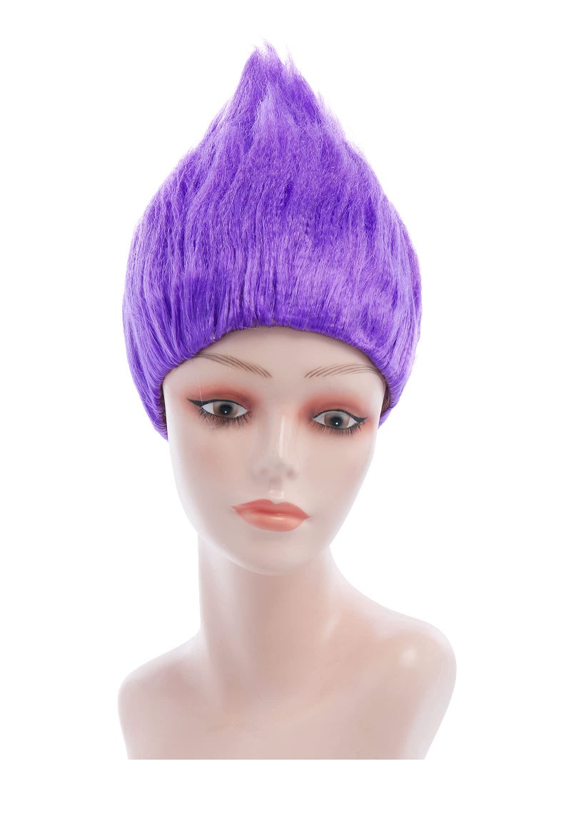 Cosplay.fm Pure Troll Wig for Men Cosplay Party (Purple) - Image 2